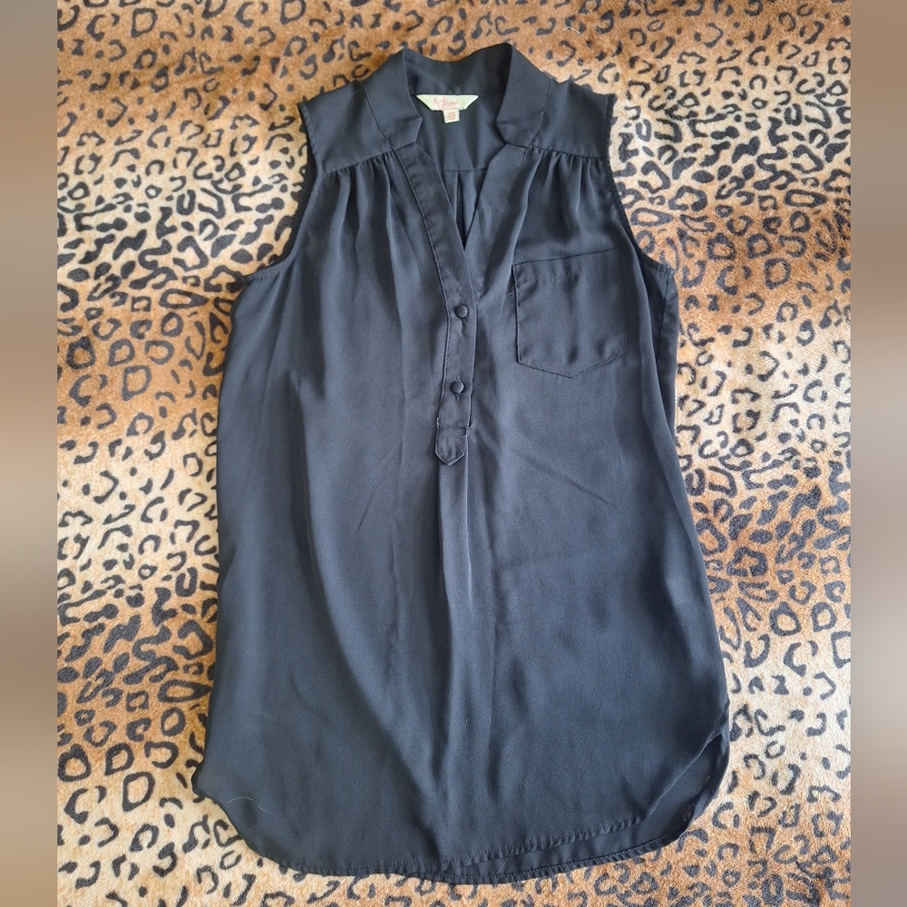 Black Blouse Tank